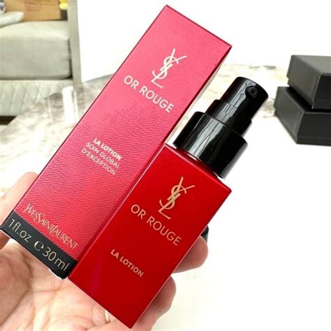 ysl or rouge|ysl or rouge la lotion.